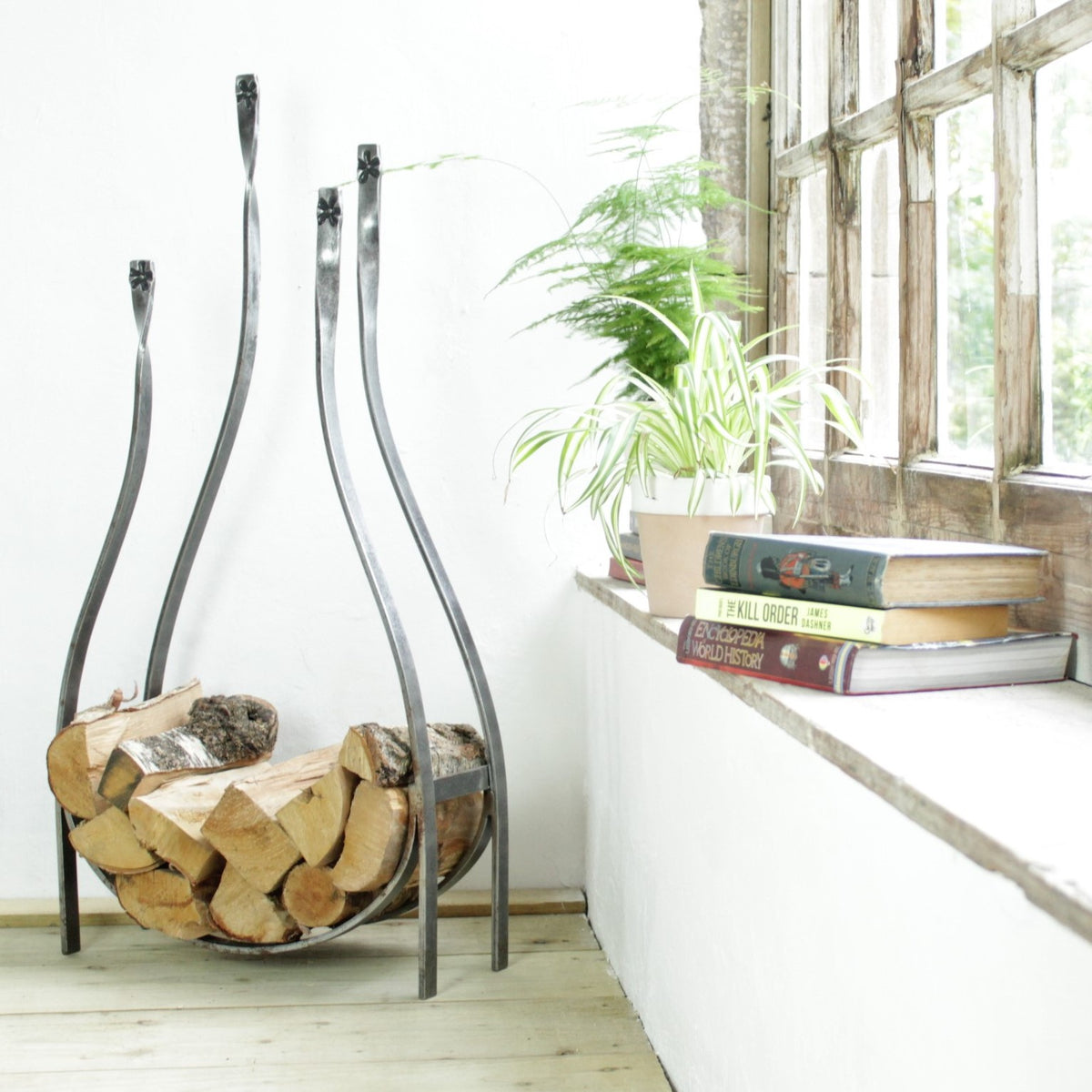 Flower Log Stack – Belltrees Forge