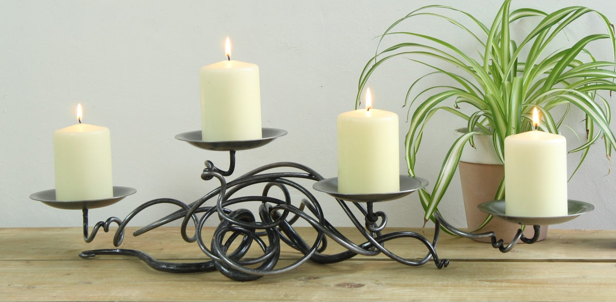 Quad Tangle Table Centre Candlestick – Belltrees Forge